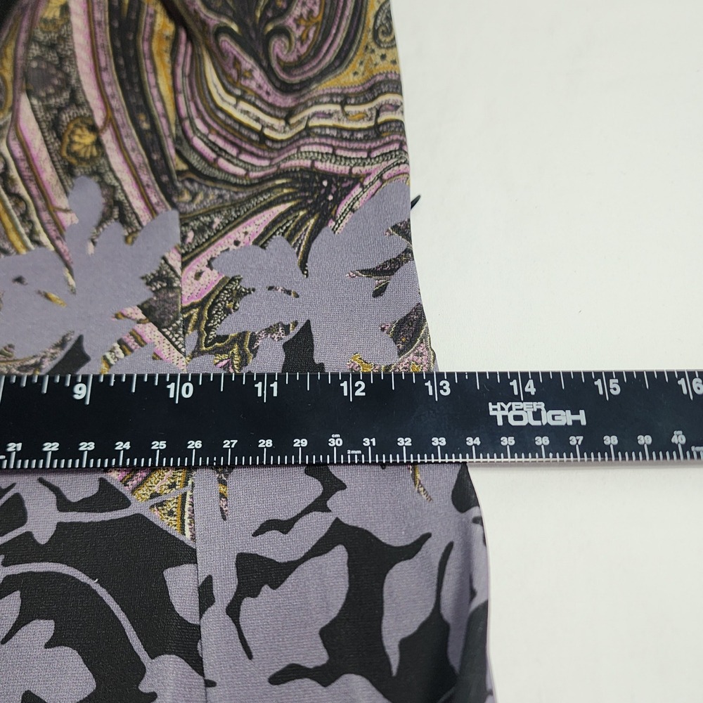 Etro Paisley Floral Sheath Dress Stretch Italian Designer Boho Belt Womens 4 40 - Picture 16 of 16